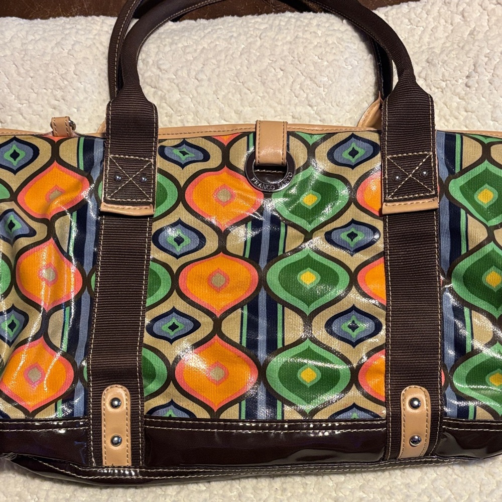 Franco Sarto Multicolor Geometric Tote